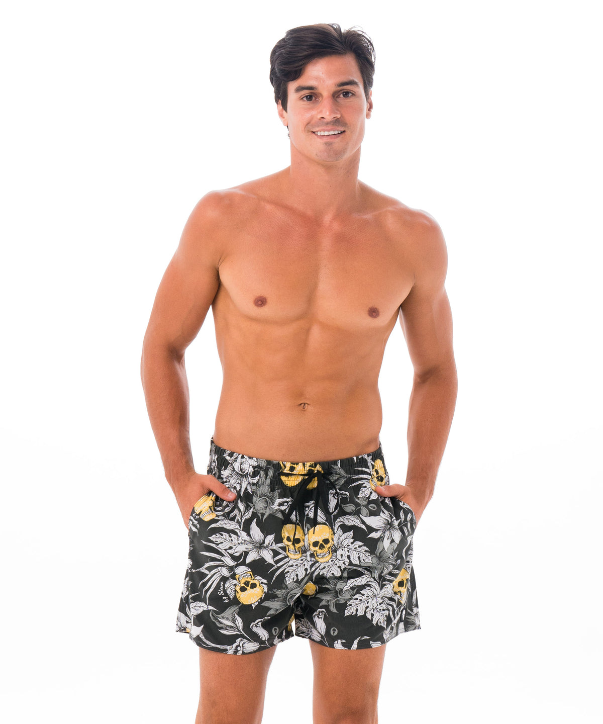 Badeshorts für Herren | ELASTISCH | 4-WEGE-STRETCH | WILD GARDEN