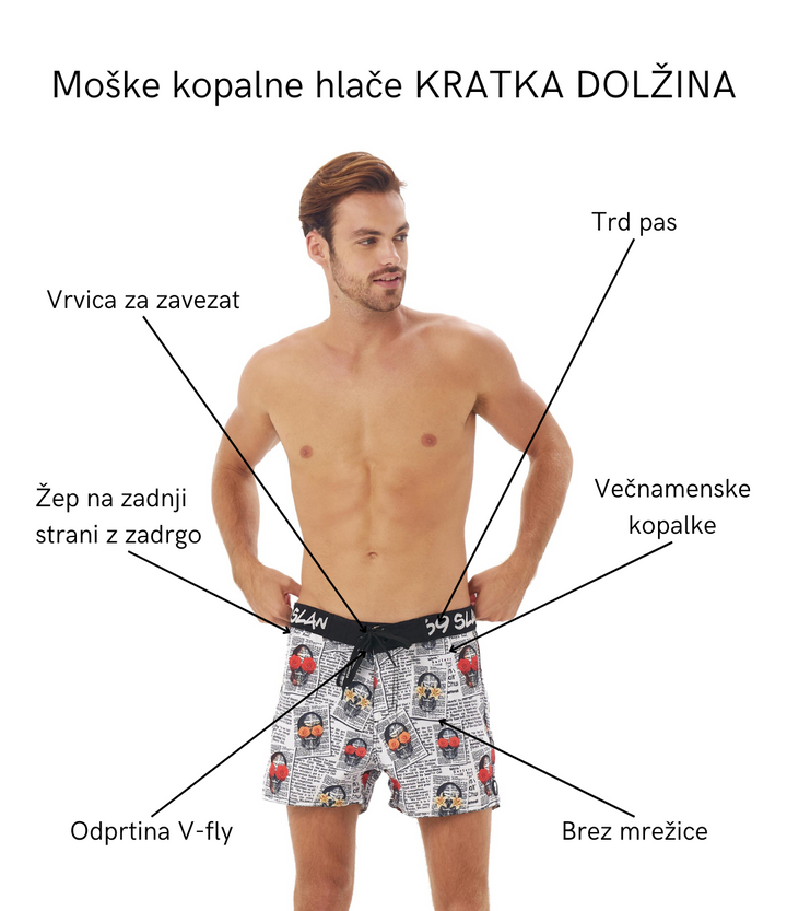 Moške kopalne hlače | CLASSIC | TOTEM MASK