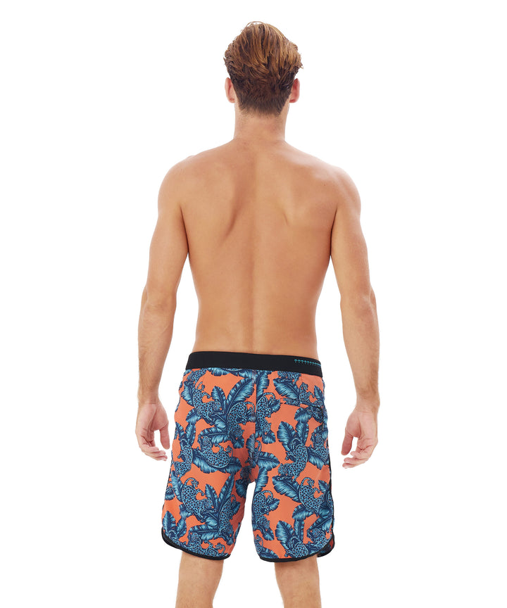 Men's Swimming Trunks | MEDIUM LENGTH | JUNGLE BLUE