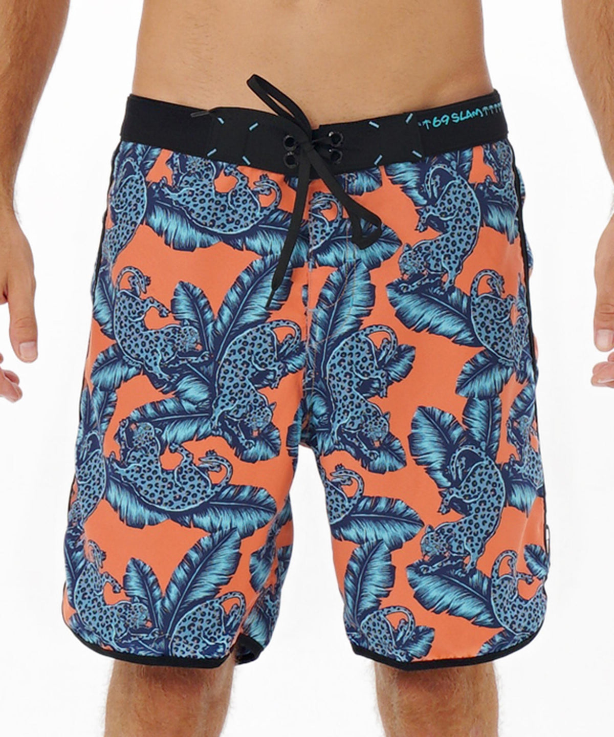 Moške kopalne hlače | MEDIUM LENGHT | JUNGLE BLUE
