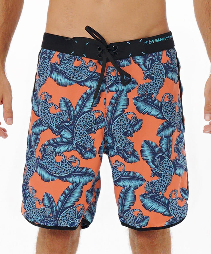 Men's Swimming Trunks | MEDIUM LENGTH | JUNGLE BLUE