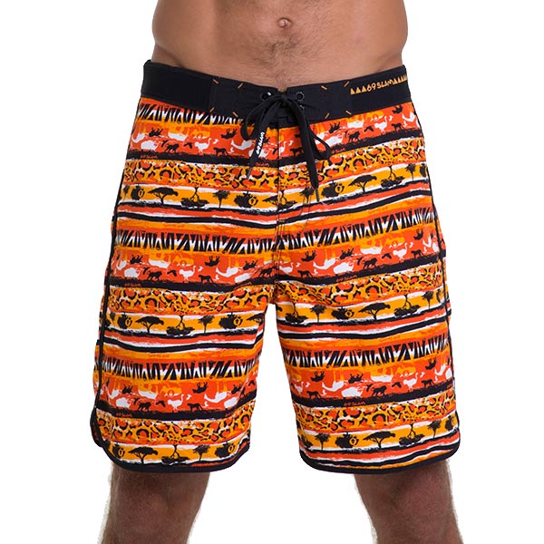 Men's swim shorts | MEDIUM LENGTH | SAVANA ORANGE