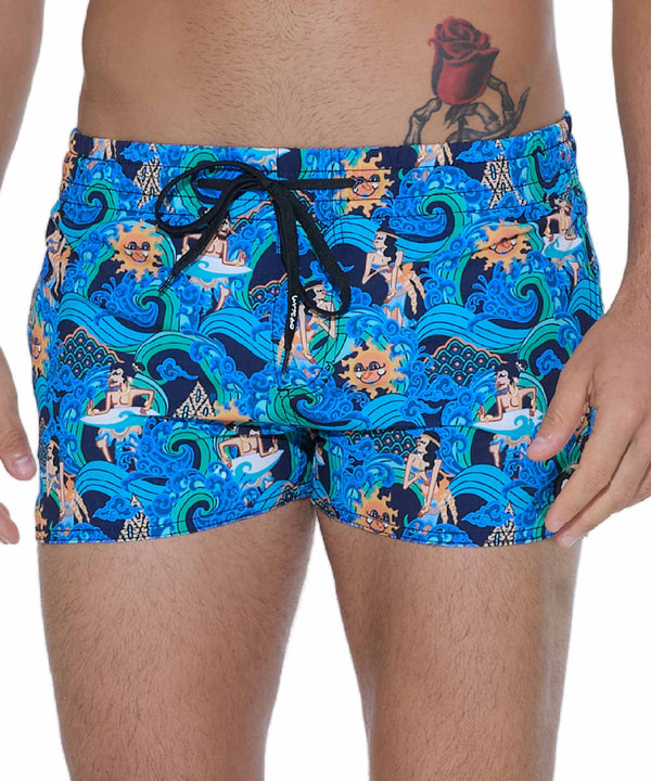 Moške kopalne hlače | VOLLEY SHORT | 4WAYS STRETCH |  ANCIENT WAVES