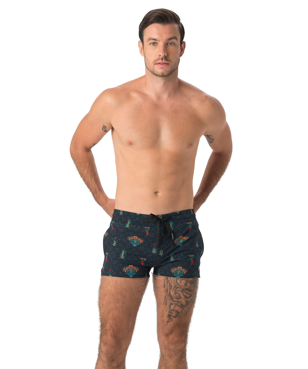 Men's swim shorts | VOLLEY SHORT | 4 WAYS STRETCH | DAY OF THE DEAD