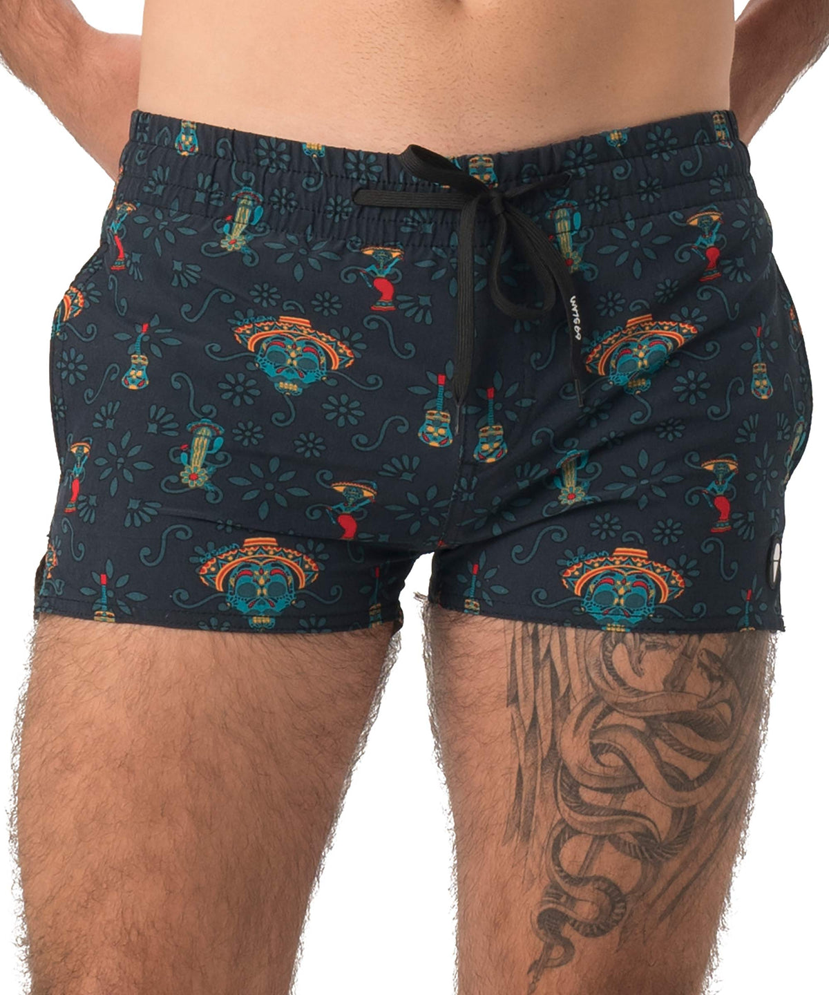Men's swim shorts | VOLLEY SHORT | 4 WAYS STRETCH | DAY OF THE DEAD