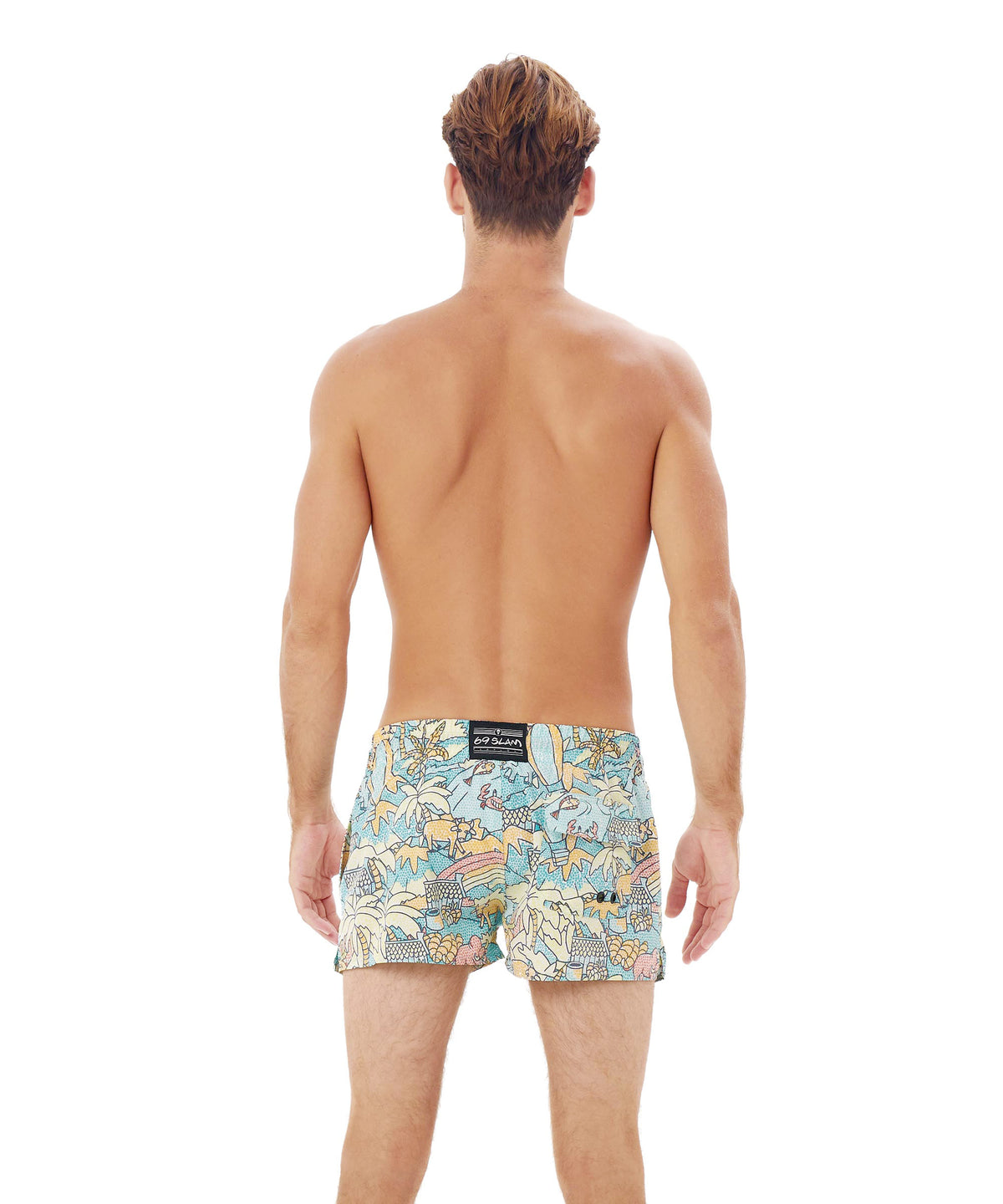 Herren Badeshorts | VOLLEY SHORT | 4WEGE STRETCH | MOSAIK FIELD