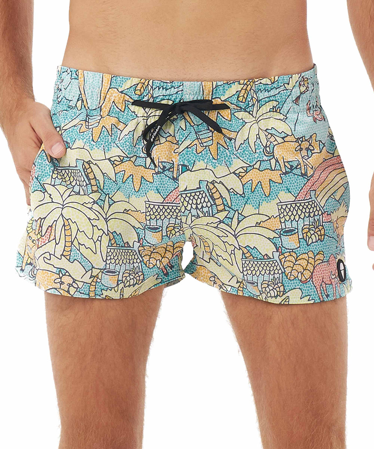 Herren Badeshorts | VOLLEY SHORT | 4WEGE STRETCH | MOSAIK FIELD