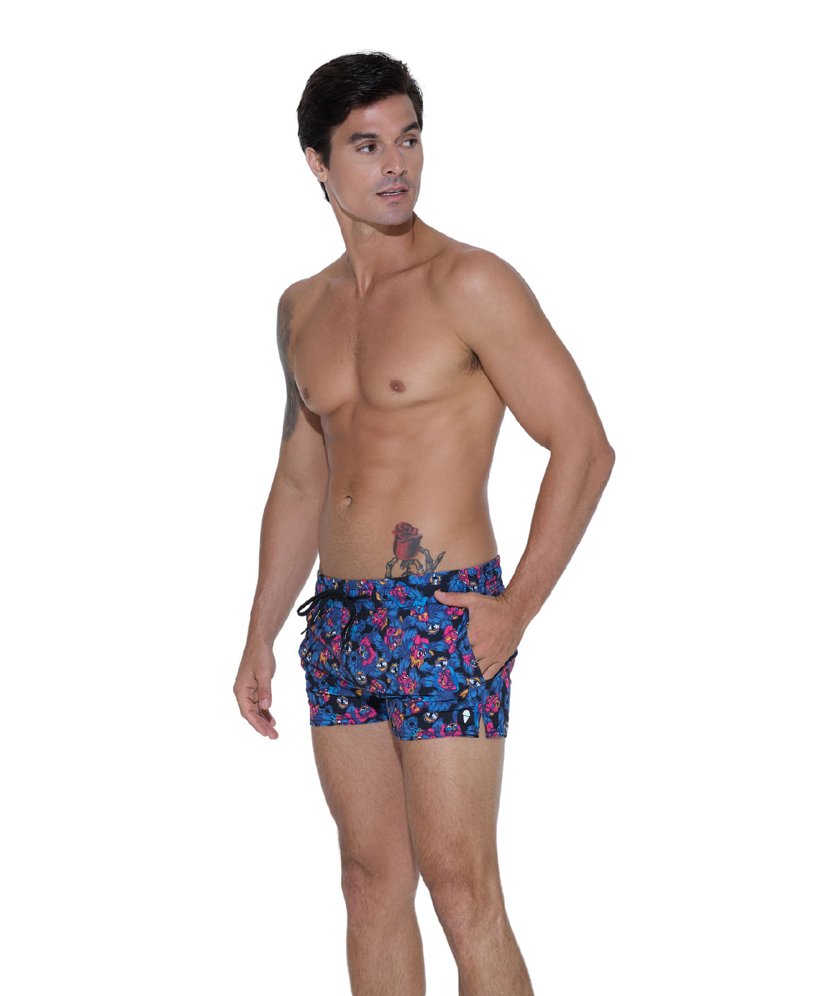 Badehose für Herren | VOLLEY SHORT | 4WAYS STRETCH | 7 DEADLY MONSTERS