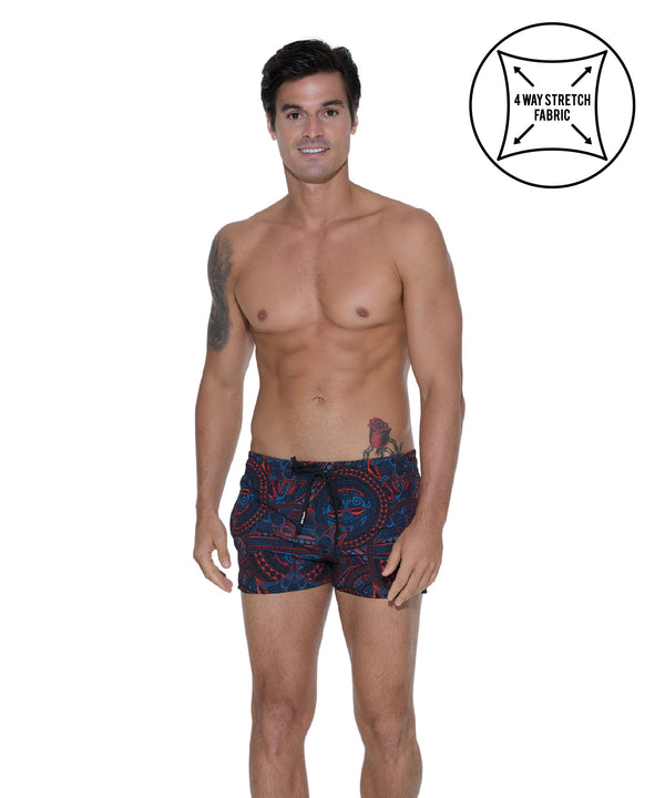 Moške kopalne hlače | VOLLEY SHORT | 4WAYS STRETCH | SAMOAN