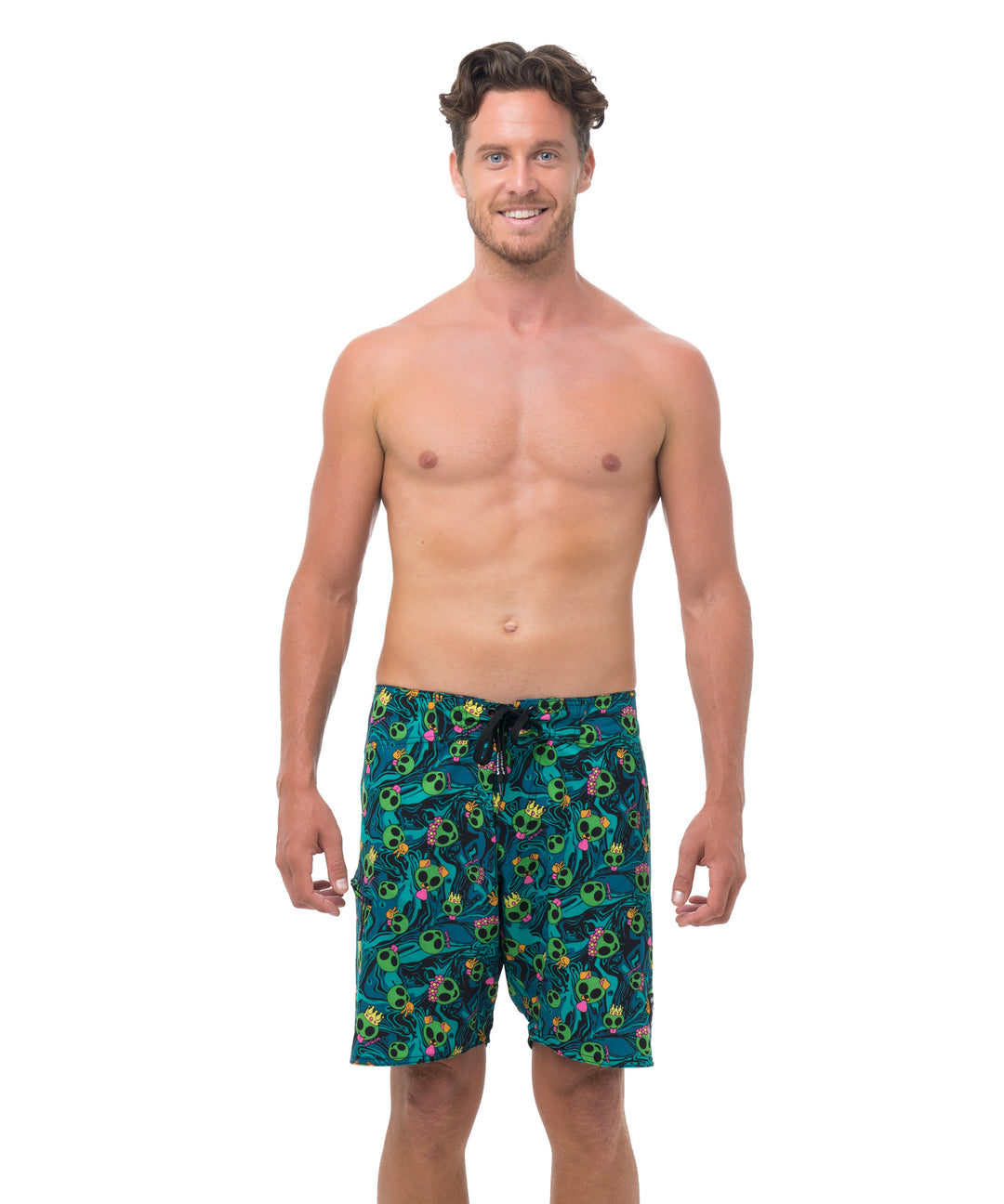 Men's Swimming Trunks | BOARDSHORT | 4 WAYS STRETCH | ALIEN SNAPS