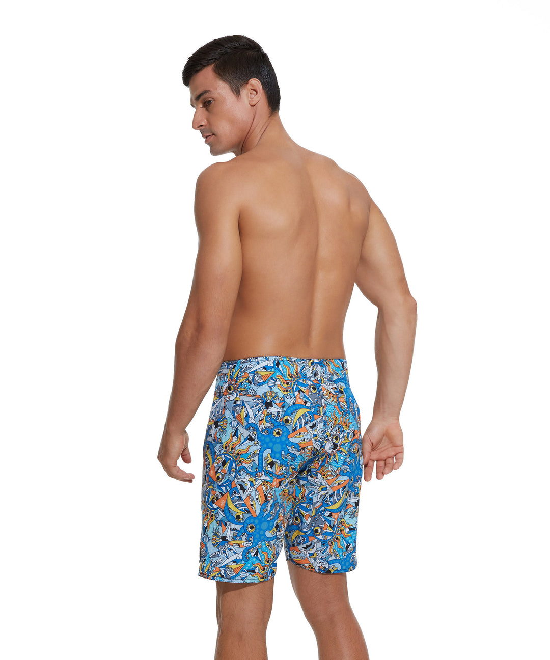 Men's Swimming Trunks | BOARDSHORT | 4 WAYS STRETCH | EXOTIC SEA