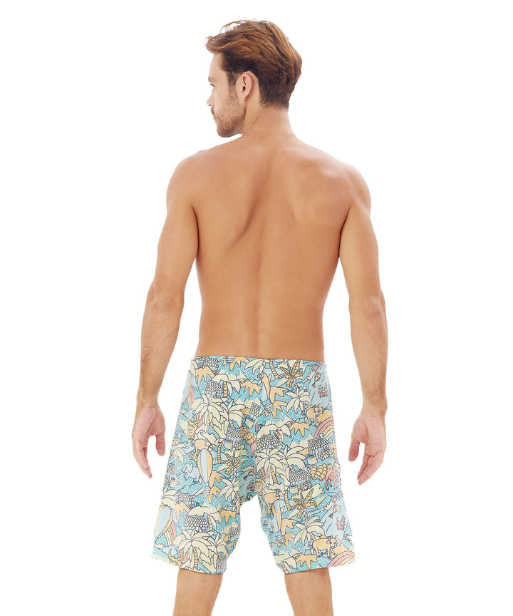 Men's Swimming Trunks | BOARDSHORT | 4 WAYS STRETCH | MOSAIC FIELD