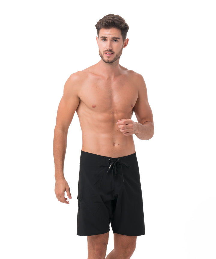 Men's Swimming Trunks | BOARDSHORT | 4 WAYS STRETCH | BLACK