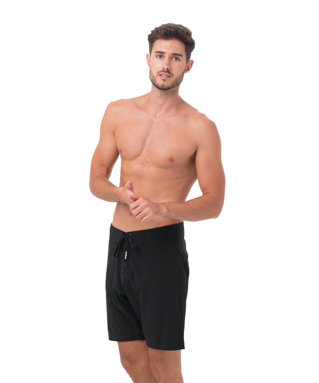 Men's Swimming Trunks | BOARDSHORT | 4 WAYS STRETCH | BLACK