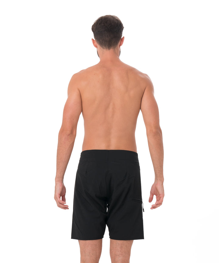 Men's Swimming Trunks | BOARDSHORT | 4 WAYS STRETCH | BLACK