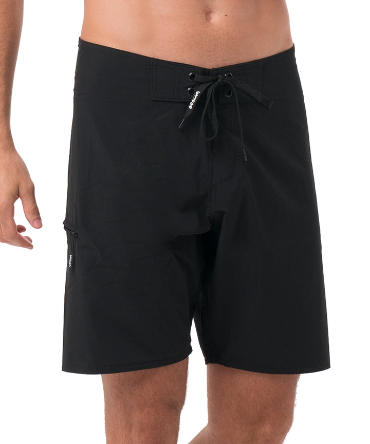 Men's Swimming Trunks | BOARDSHORT | 4 WAYS STRETCH | BLACK