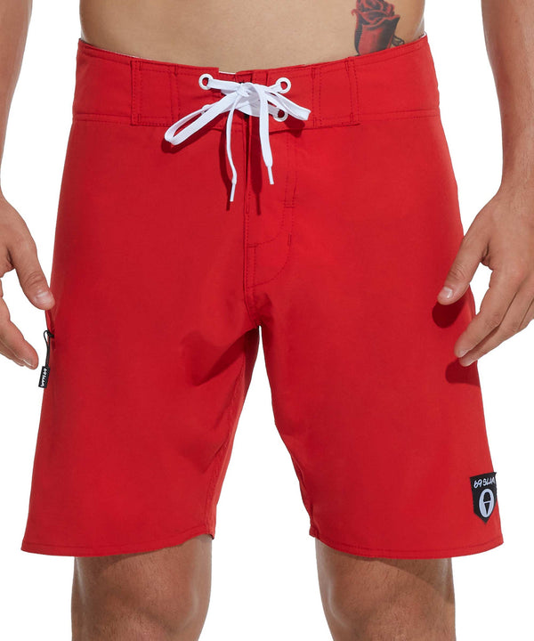 Moške kopalne hlače | BOARDSHORT | 4 WAYS STRETCH | RED