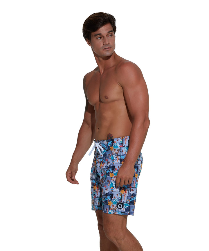 MEN'S SWIMMING PANTS | BOARDSHORT | 4 WAYS STRETCH | SUMMER YACHT