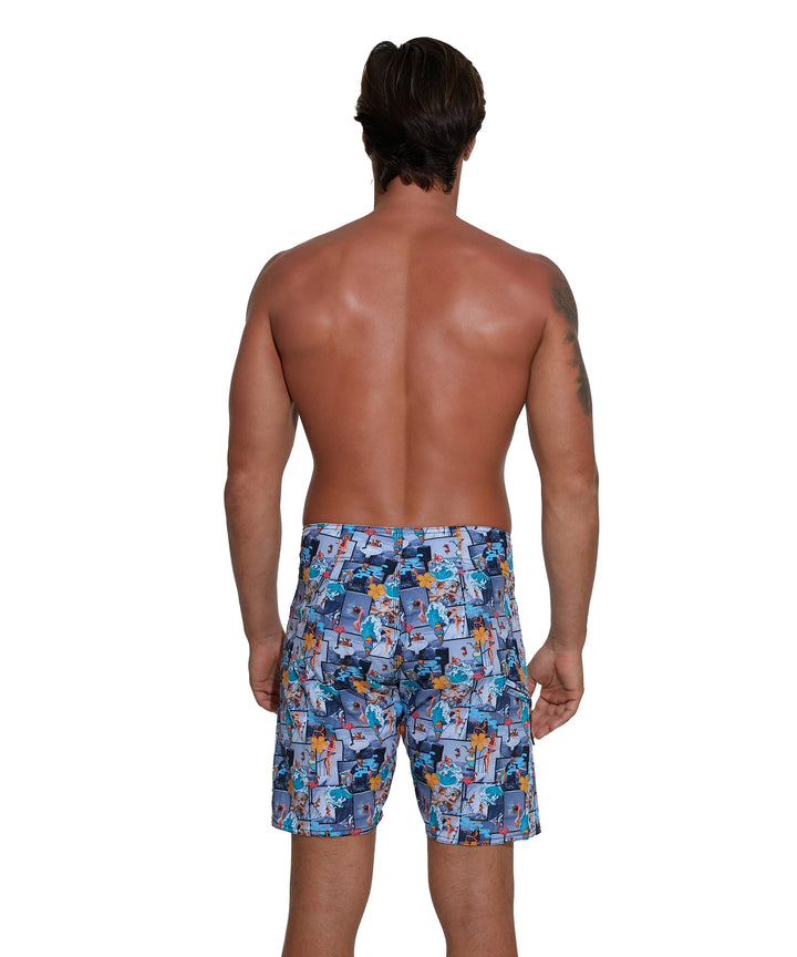 MEN'S SWIMMING PANTS | BOARDSHORT | 4 WAYS STRETCH | SUMMER YACHT