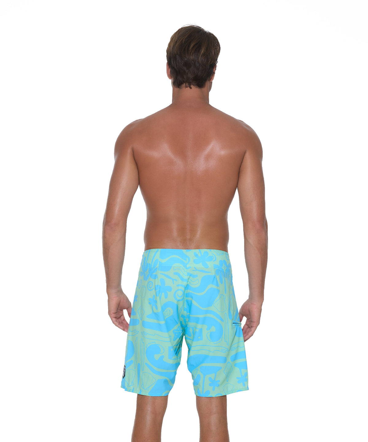 HERREN BADEHOSE | BOARDSHORT | 4-WEGE-STRETCH | SUMMER YACHT