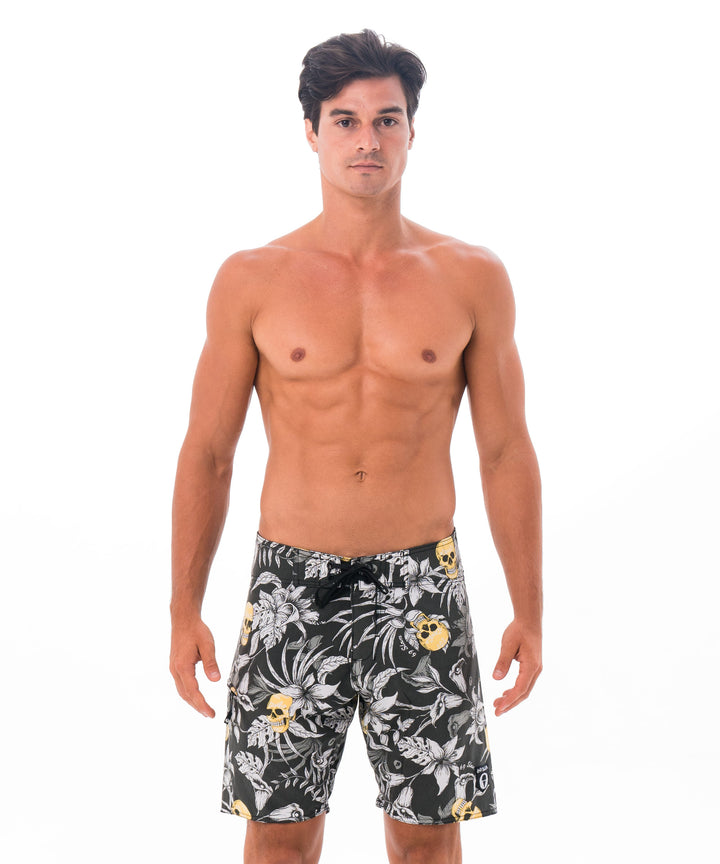 Men's Swimming Trunks | BOARDSHORT | 4 WAYS STRETCH | WILD GARDEN