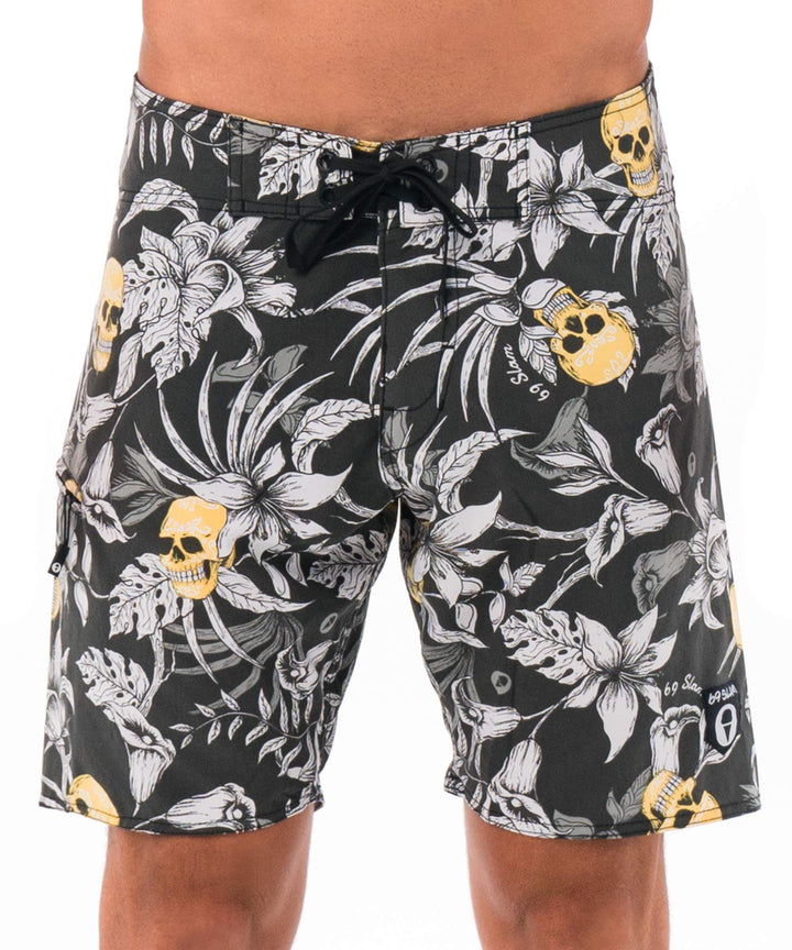 Men's Swimming Trunks | BOARDSHORT | 4 WAYS STRETCH | WILD GARDEN