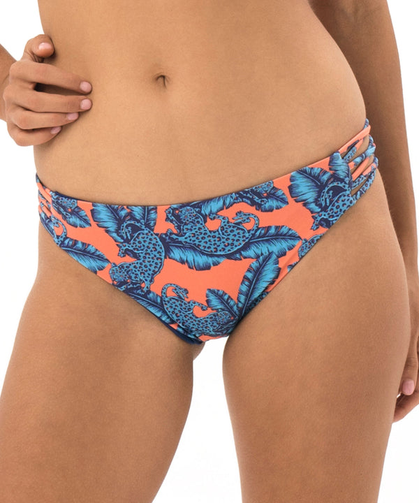 Damen-Bikinihose | SHORTS | MINI SHORTS | JUNGLE BLUE